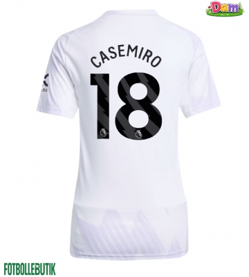Manchester United Casemiro #18 Bortatröja Kvinnor 2025-26 Kortärmad